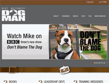 Tablet Screenshot of mikethedogman.ca